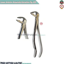 859 Atraumatic Forceps Lower Anterior Extraction Maxillary Dental Instruments CE