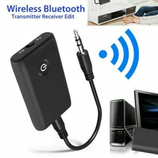 2 in1 Bluetooth 5.0 Audio Jack Transmitter Receiver USB Adapter for TV PC AUX