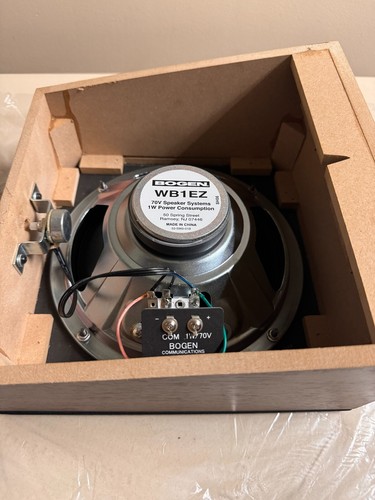 BOGEN WB1EZ 70V SPEAKER SYSTEM 1W POWER CONSUMPTION - Picture 3 of 6