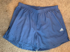 Adidas Men  s M OTR Running Carrera Shorts 7" H47652 Crew Blue Logo Size S