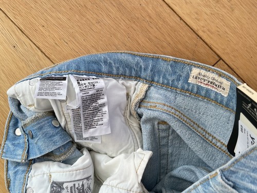 Levi’s 501 OG Jeansshorts Damen W26 UK 8–10 blau Jeansshorts Sommer neu mit Etikett - Bild 9 von 12