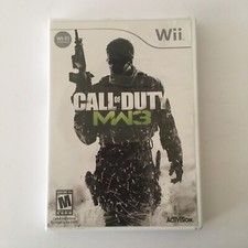 Call of Duty: Modern Warfare 3 (Nintendo Wii, 2011) Disc, Case and Manual