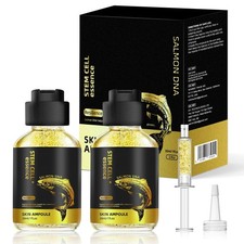 Salmon DNA Serum for Face, 2 Pcs Microneedling Serum Ampoule for Anti-Aging, ...