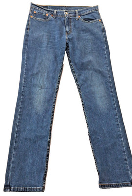 Levis 511 Men's 33x32 Slim Fit Medium Wash Denim Jeans
