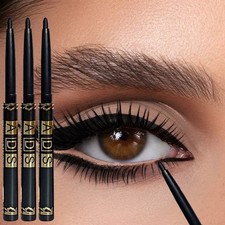 3PCS/9PCS Long-Lasting Waterproof Black Eyeliner Pencil -Smudge-Proof.