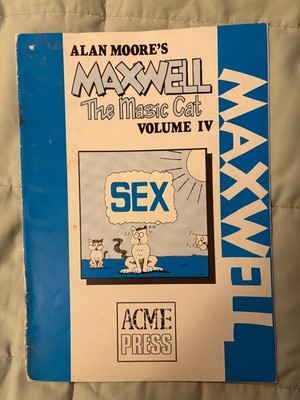 Alan Moore's Maxwell The Magic Cat Volume 4 SUPER RARE comic Acme Press 