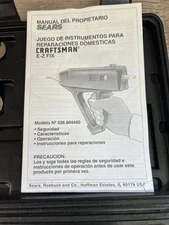 Craftsman E-Z Fix Home Repair Glue Gun Kit With Accessories & Case 80444