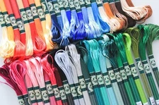 DMC Satin / Rayon 1 Skein PICK YOUR COLORS (#25 8.7yds 6-Stranded)