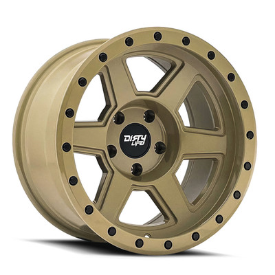DIRTY LIFE Compound 9315 Rim 17X9 6X135 Offset -12 Desert Sand (Quantity of 4)