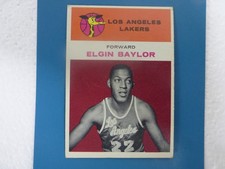 1961-62 Fleer #3 Elgin Baylor RC Rookie L A  LAKERS HOF
