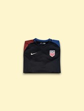 USA Soccer Nike 2016 Away Jersey Kit 2XL Mens Black Red Blue USMNT Shirt