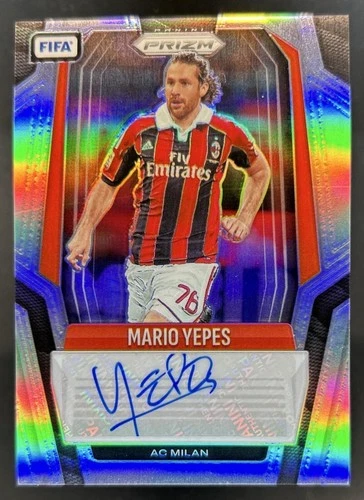 2025-26 Panini Prizm FIFA Mario Yepes Signatures Silver Prizm Auto #/199 Milan