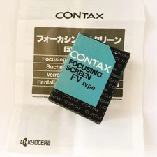 Contax Focusing Screen FV-4 Grid Mat Type for RTSⅢ English instructions in Box
