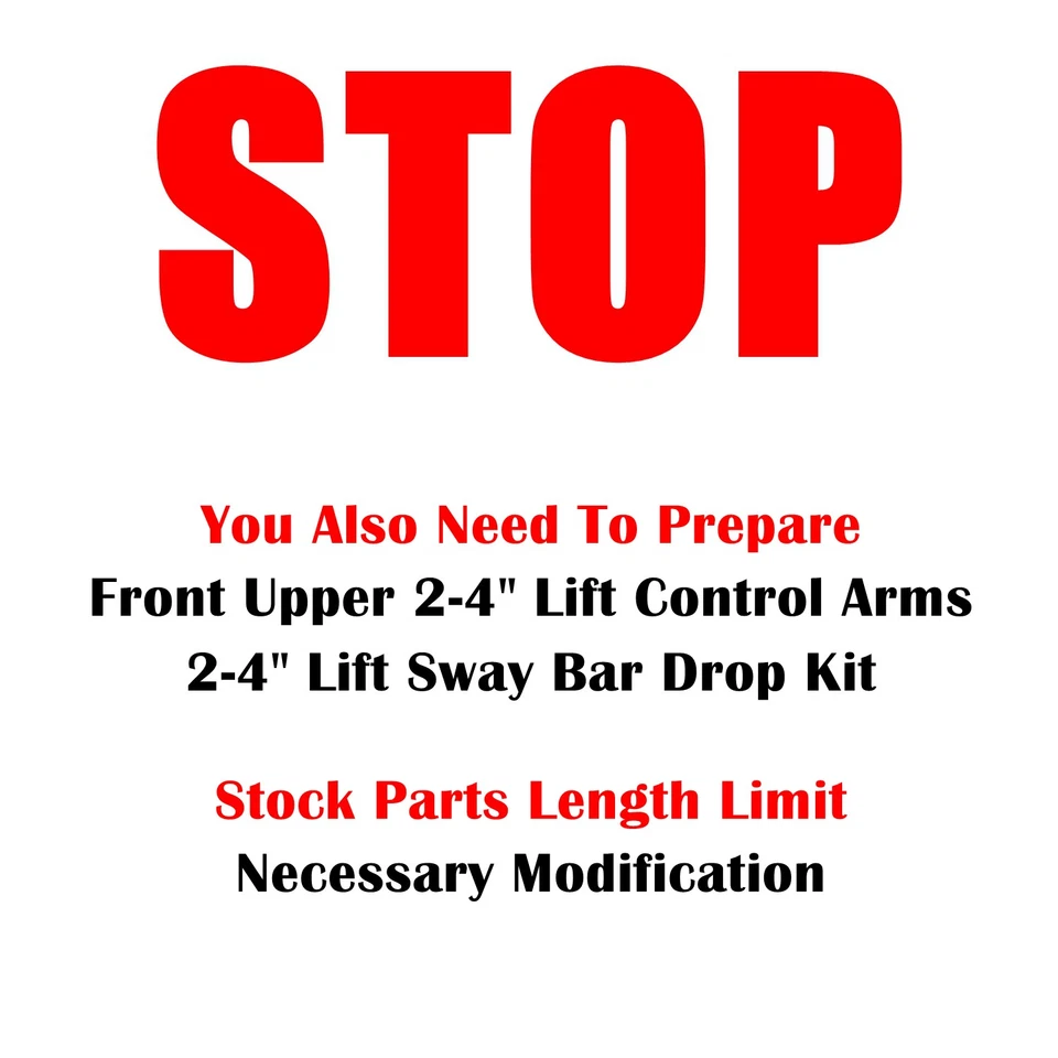 Puntales de elevación delanteros FAPO P3 8 etapas 3-3,5" para Toyota Tacoma 1995-2004 Foto 2 de 4