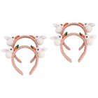 4 PCs Kaninchen Karottenstirnband Kid Ostern Hair Party Kopfschmuck Dekoration