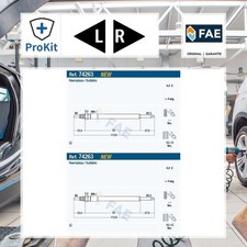 2x ORIGINAL® Fae Glühkerze für Ford FIESTA VI FOCUS III Turnier GALAXY II