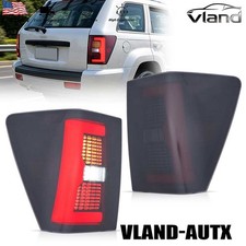 Vland Full Led Smoked Tail Lights For 2005-2010 Jeep Grand Cherokee Plug Play