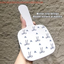 Portable Bow Cute Pink Mirror Comb Handheld Mirror Comb Extracted Integrated Hai