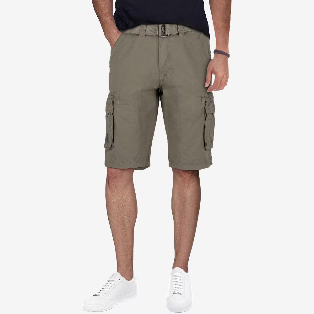 RAW X Men's 12.5'' Classic Fit Cargo Shorts In Stone Size 38