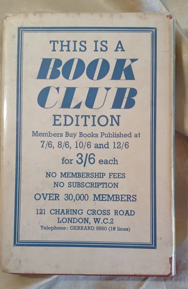 Agatha Christie "Murder is Announced" 1951 Thriller Book Club H/B D/J Scarce - Image 4 of 4