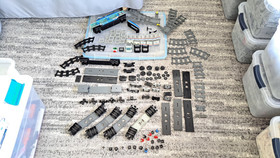 Lego Lot Train Magnets Bases Wheels Couplings Bulk Set #4558 Metroliner Parts