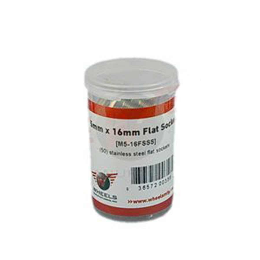 Колеса для производства винтов с плоской головкой M5 из нержавеющей стали 16 мм 50 шт 3490₽