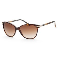 Burberry Women's 57 mm Dark Havana Sunglasses BE4216-300213-57