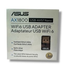 ASUS USB-AX57 Nano AX1800 WiFi 6 USB Adapter Dual Band WPA3