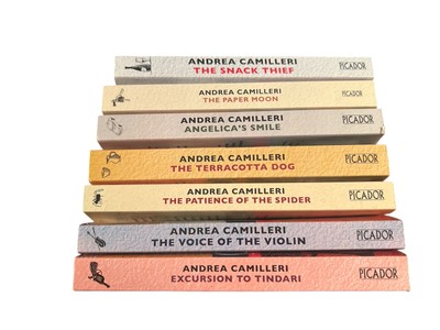 Lot of 7 Andrea Camilleri Inspector Montalbano Mystery Paperback Books Lot VGC