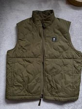 Men’s Olive Green Timberland Reversible Gilet In XL