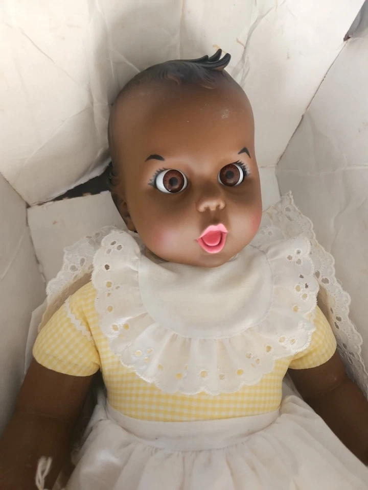 RARO 17" Rolling Eyes Baby Doll, Vintage Baby Doll con Rolling Eyes Foto 2 de 4