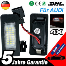4x LED Kennzeichen Beleuchtung Kennzeichenleuchten für Audi A1 A3 A4 A5 A6 Q7,TT