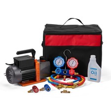 3.6 CFM 1/4 HP Air Vacuum Pump For HVAC Air Conditioning Refrigeration