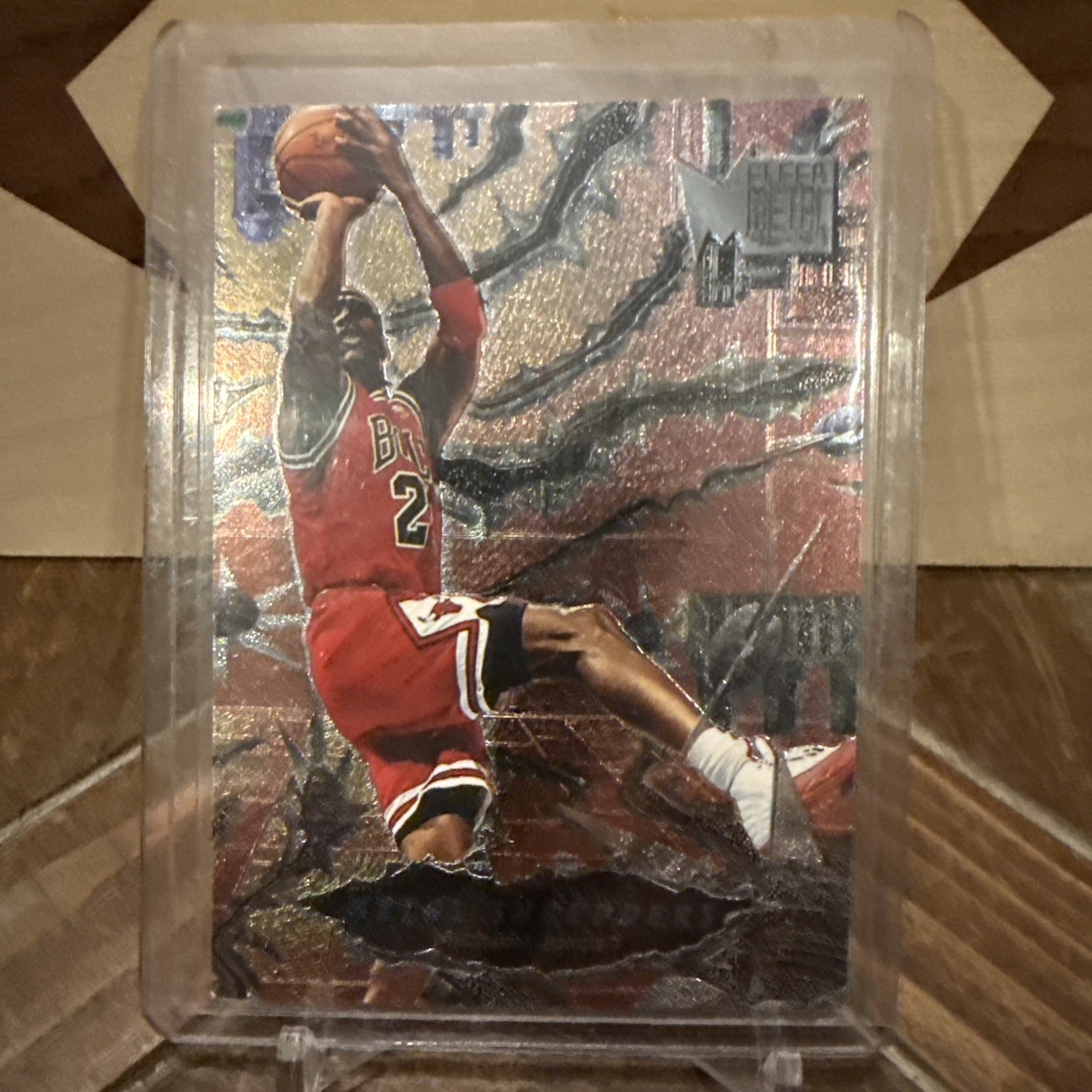 1996-97 Fleer Metal - Metal Shredders Michael Jordan #241