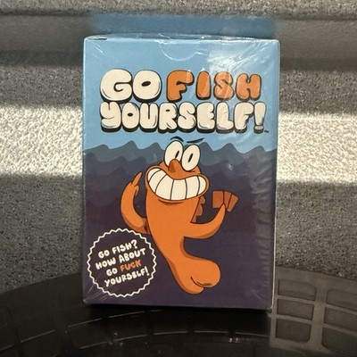 Explicit Go Fish Yourself Adult  Card Game Headburst Sealed New Mature Humor 17+