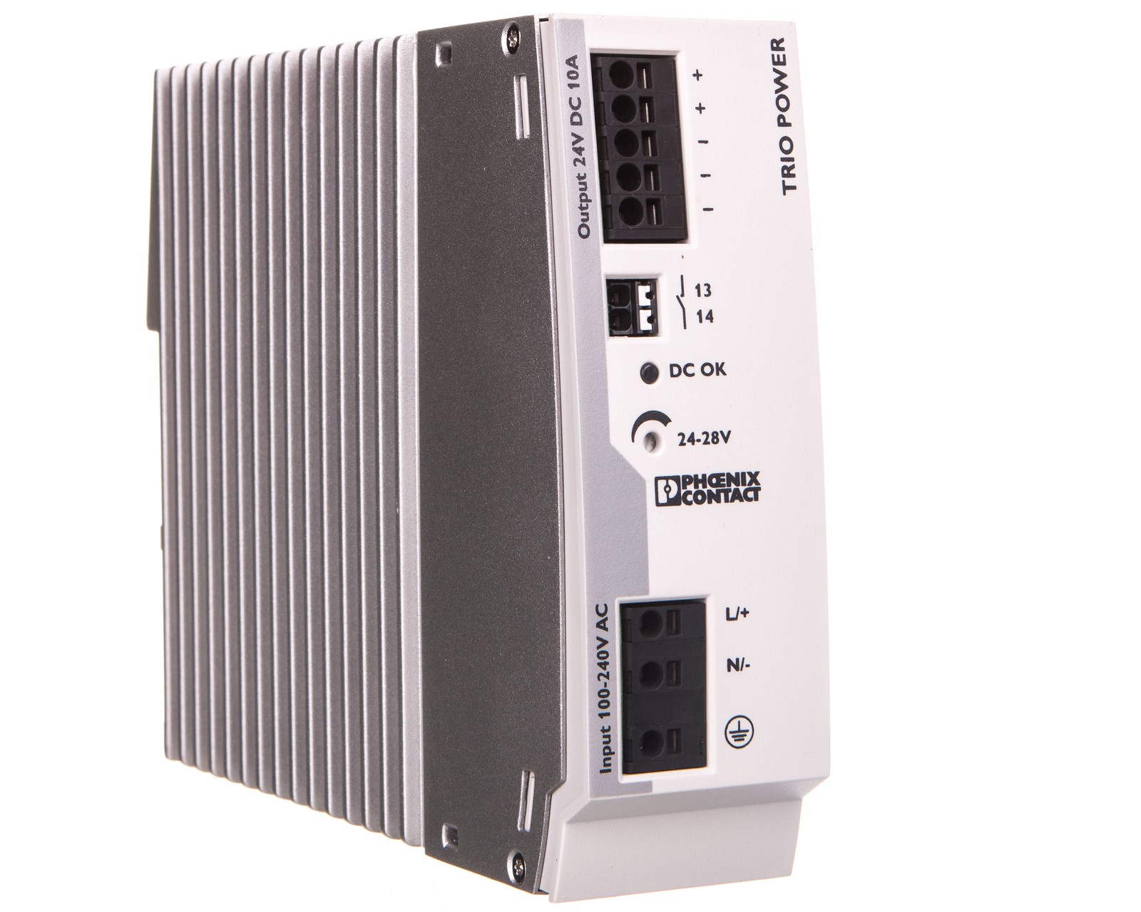 TRIO POWER 100-240V AC, 110-250V DC/24V DC 10A 240W TRIO-PS-2G/1AC/24DC/10 29031
