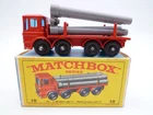 VINTAGE MATCHBOX LESNEY No.10d LEYLAND PIPE TRUCK IN ORIGINAL BOX 1966