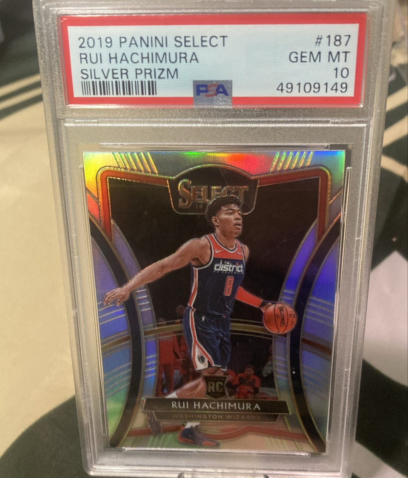 2019-20 Panini Select - Premier Level Rui Hachimura #187 Silver Prizm (RC)