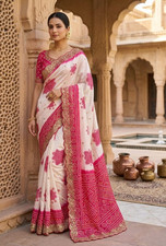 Pakistani Sari Party Wear Indian Saree Blouse Ethnic Bollywood Wedding Designer