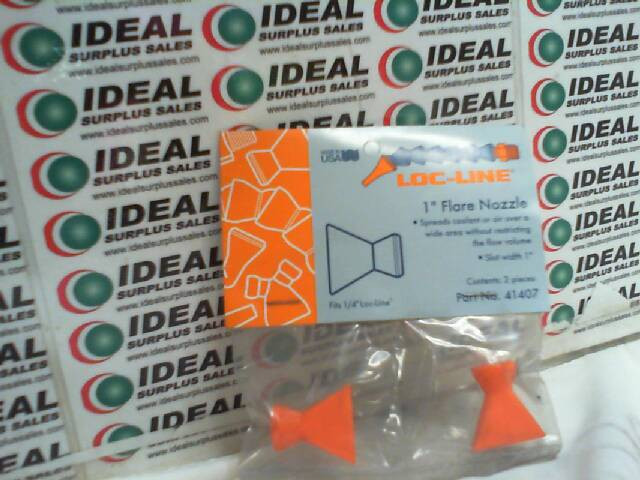LOC-LINE 41407 1" Flare Nozzle for 1/4" ID System ( Pack of 2)-New In Box img