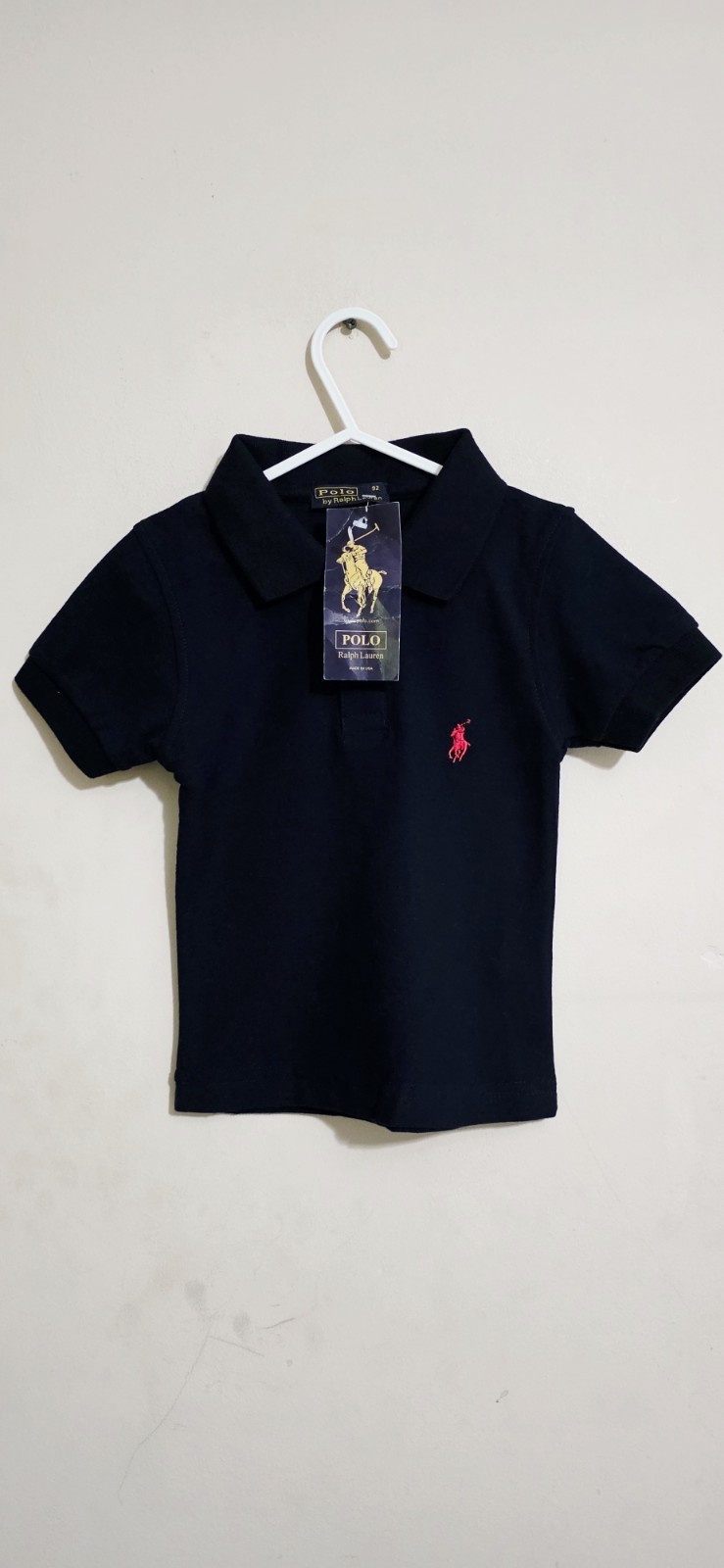 Ralph Lauren Baby Toddler Polo Shirt Cotton Navy Pony T-shirt 18-24m -RRP £45 image 2