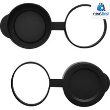 Binocular Lens Caps Rubber Cover Set 51.8-53.3mm Fits 8x42 10x42 12x42