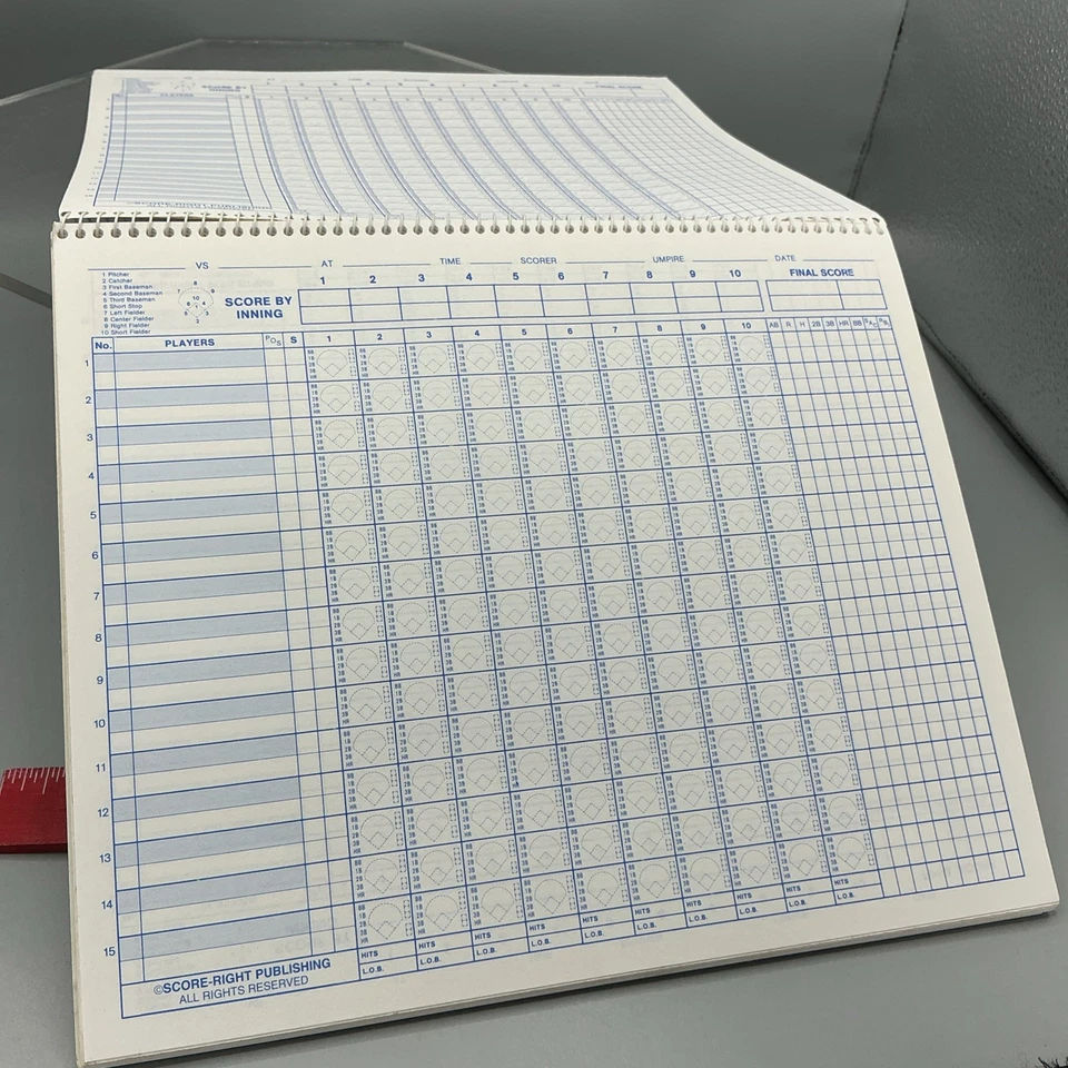 MacGregor Baseball and Softball Scoring Book.  74 - Image 2 of 4