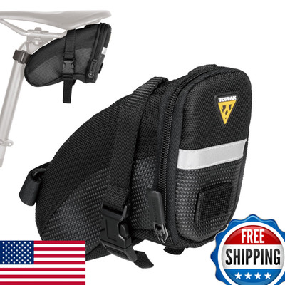 Topeak Aero Wedge Pack Small Strap Mount Aerodynamic Seat Bag for Tubes & Tools