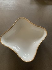 PMR Bavaria Jaeger&Co Schüssel Quadratisch Goldrand Servierschale Kloßschale