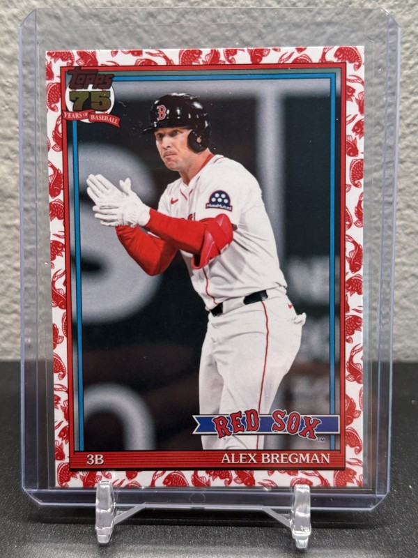 2026 Topps Series 1 Japan Edition Baseball #T91-70 Alex Bregman Koi Fish