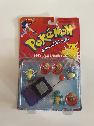 Pokémon Poke Ball Blaster #7,8,9 Hasbro With Battle Discs Vintage Toy