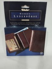 Geldbeutel, Geldbörse, Lederbörse, Tchibo, Herren, Braun, Leder, 45203, Neu, OVP