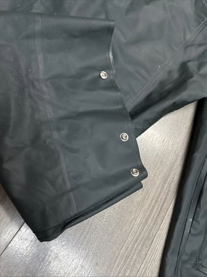 Carhartt Rubberized Waterproof Black Bib Overalls Reinforced Adjustable Rain 2XL - Image 4 of 4