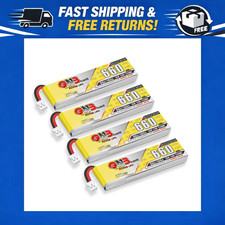 4PCS 660mAh 1S LiPo Battery 3.8V JST-PH2.0 Connector for Mini Drones & RC Toys